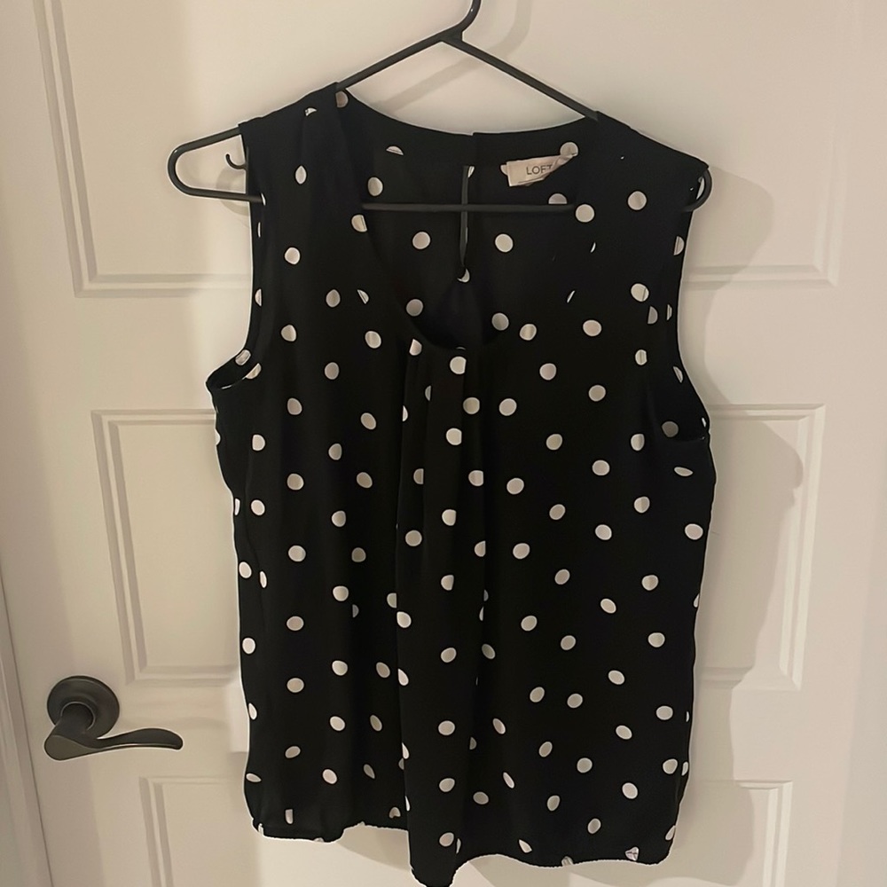Loft Polka Dot Silk Tann